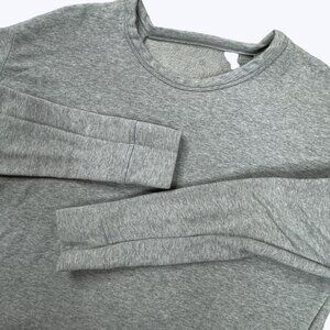 Nike Dri Fit Open‎ V Back Gray Pullover Sweatshirt Women's Size M